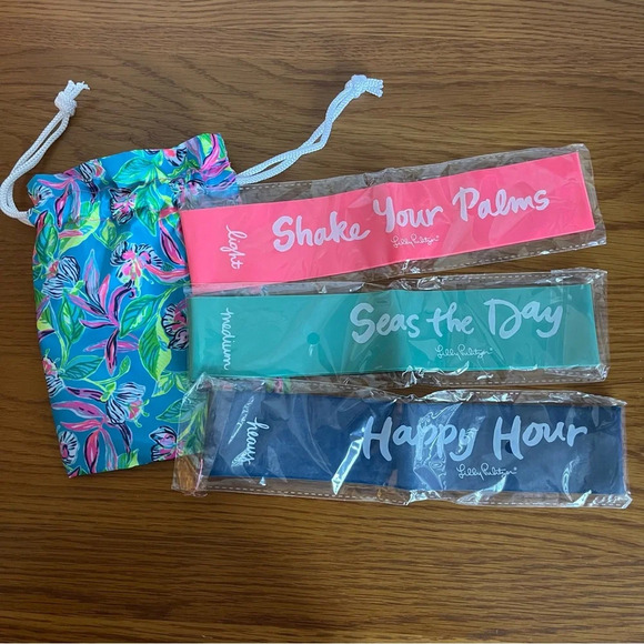Lilly Pulitzer Resistance Bands - Picture 1 of 5
